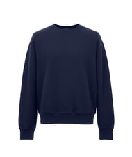 TRUSSARDI JERSEY Cotton sweatshirt Navy blue - Sweatshirts - 3