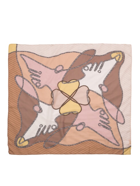LOGO Printed scarf natural - Scarves
