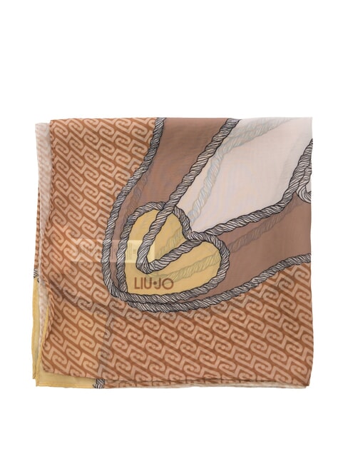 LOGO Printed scarf natural - Scarves