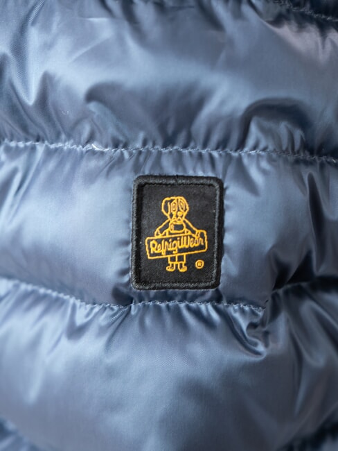 MEAD Down jacket with hood dusty blue - Women's down jackets