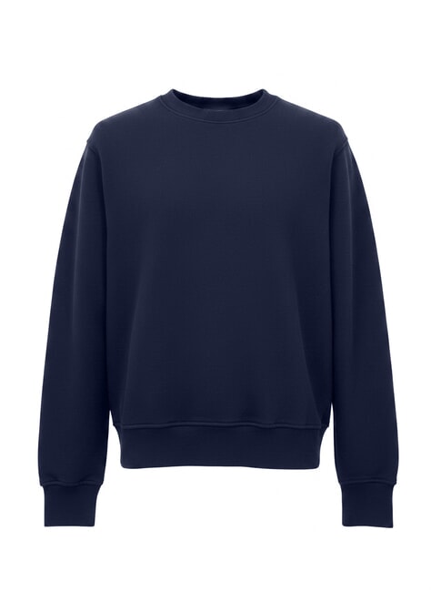 JERSEY Cotton sweatshirt Navy blue - Sweatshirts