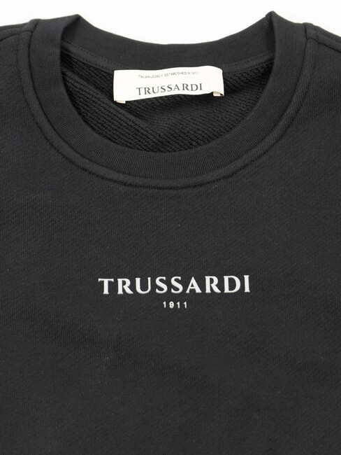 JERSEY Cotton sweatshirt black - Sweatshirts