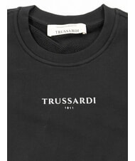 TRUSSARDI JERSEY Cotton sweatshirt black - Sweatshirts - 2