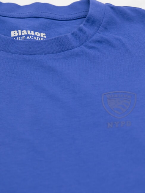 EUTAW Cotton T-Shirt blue clematis - T-shirt