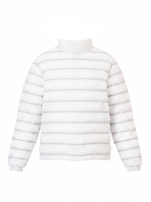 SEWALL Short padded down jacket, high collar optical white interior grey 995 - Men's down jackets