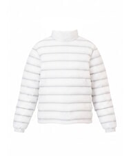 BLAUER SEWALL Short padded down jacket, high collar optical white interior grey 995 - Men's down jackets - 3