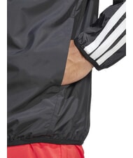 ADIDAS 3 STRIPES Hooded sports jacket black - Men's Jackets - 3