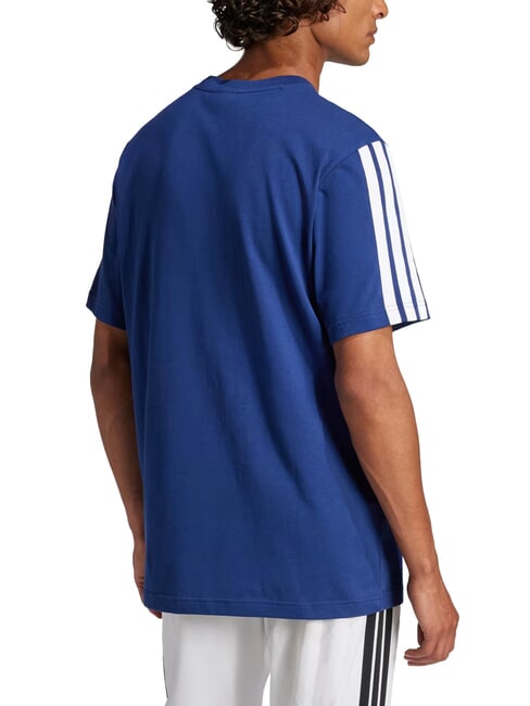 3 STRIPES Cotton T-Shirt blue - T-shirt