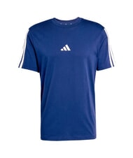 ADIDAS 3 STRIPES Cotton T-Shirt blue - T-shirt - 3