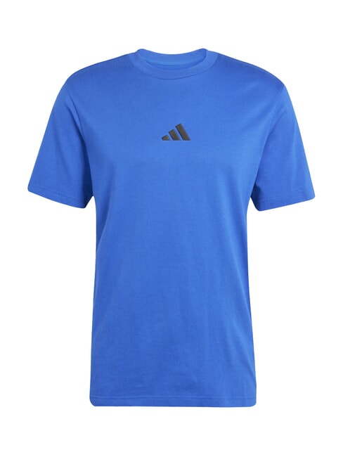 3 STRIPES Cotton T-Shirt blue - T-shirt