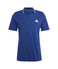 ADIDAS 3 STRIPES Short-sleeved polo shirt blue - Polo shirt - 4
