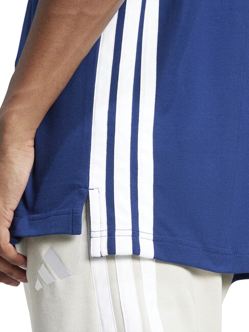 3 STRIPES Short-sleeved polo shirt blue - Polo shirt