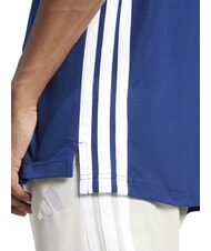 ADIDAS 3 STRIPES Short-sleeved polo shirt blue - Polo shirt - 3
