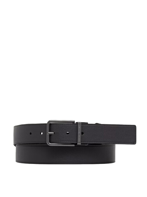 A|X LOGO ALL OVER Reversible belt black/forged iron - Belts