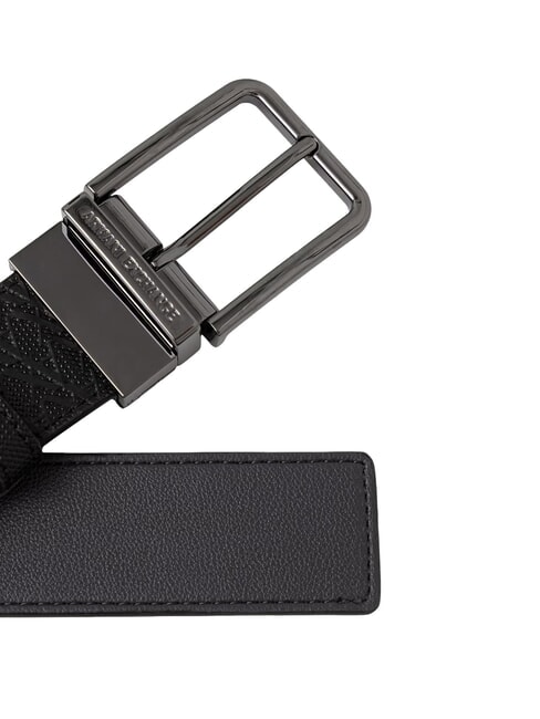 A|X LOGO ALL OVER Reversible belt black/forged iron - Belts