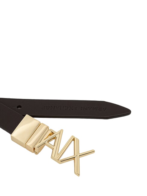 CINTURA Reversible leather belt antagonist/puppet - Belts