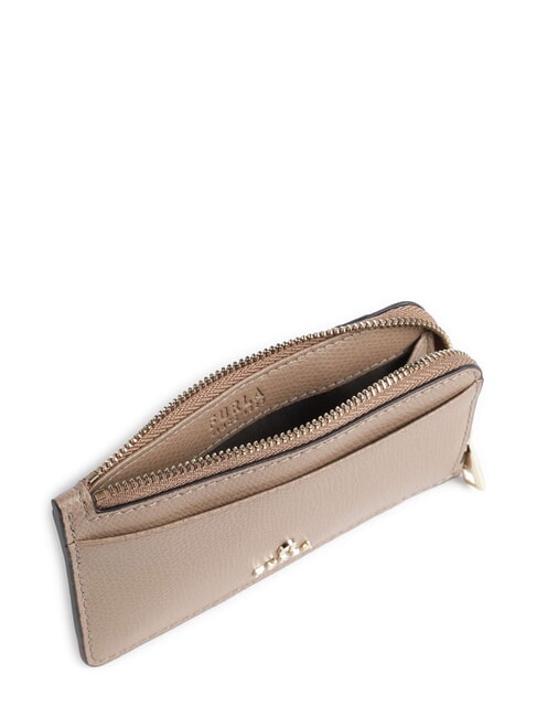 CAMELIA Leather coin purse greige - Women&rsquo;s Wallets