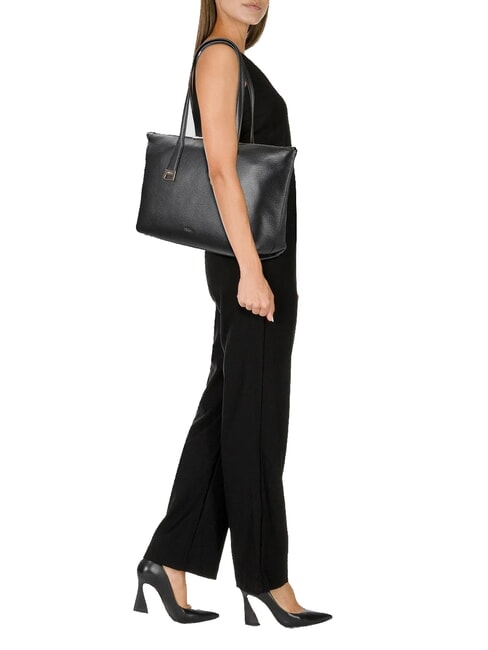 OLIVIA Leather shopper Black - Women&rsquo;s Bags