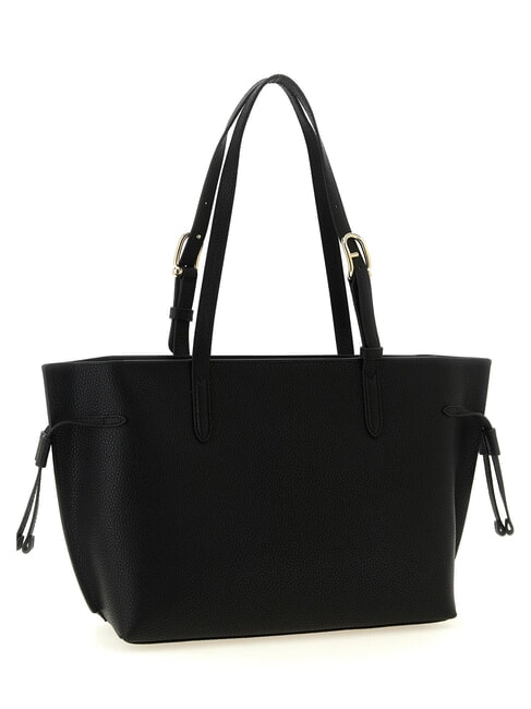AVA Medium leather shopping bag black+black int - Women&rsquo;s Bags