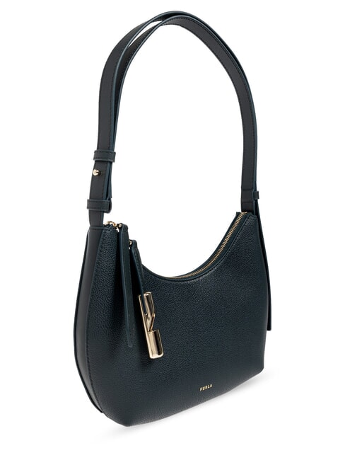 GOCCIA Hammered leather shoulder bag dark forest - Women&rsquo;s Bags