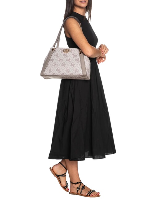 KARNILLA Shoulder bag dark taupe logo - Women&rsquo;s Bags