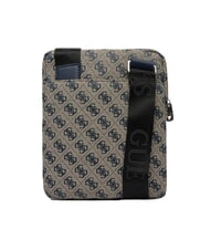 GUESS BOSTON II Shoulder bag sand/blue - Over-the-shoulder Bags for Men - 3