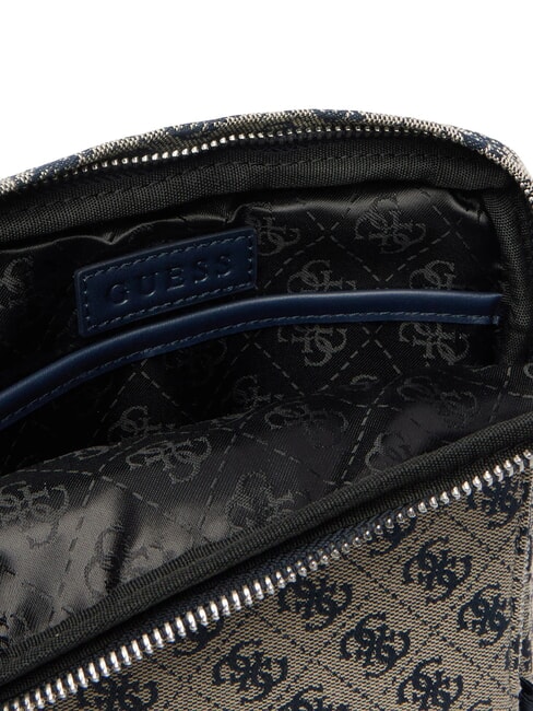 BOSTON II Shoulder bag sand/blue - Over-the-shoulder Bags for Men