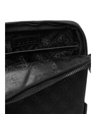 GUESS BOSTON II Shoulder bag dark black - Over-the-shoulder Bags for Men - 4