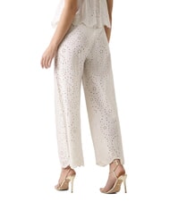 GUESS CELESTE Sangallo trousers pale pearl - Women's Pants - 2
