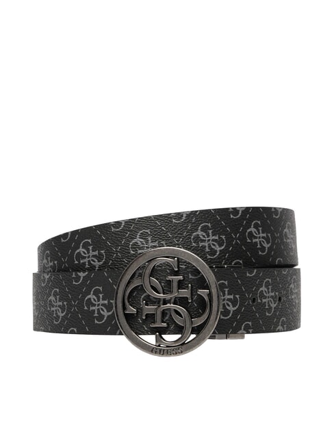 MILANO Leather belt BLACK - Belts