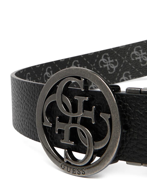 MILANO Leather belt BLACK - Belts