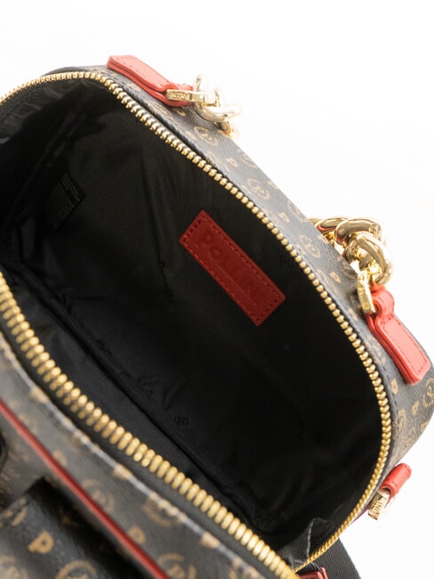 HERITAGE Handbag with pockets black lacquer - Women&rsquo;s Bags