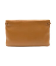 GIANNI CHIARINI HERMY Leather clutch bag with shoulder strap walnuts - Women&rsquo;s Bags - 3