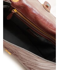 PINKO LOVE ONE LIGHT Medium quilted leather bag deep brown-antique gold - Women&rsquo;s Bags - 3