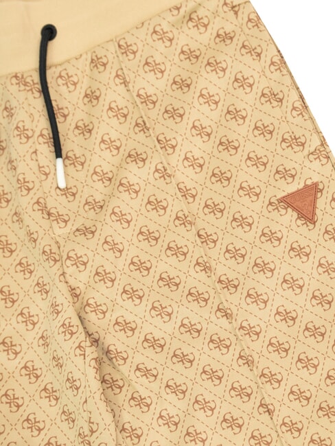 KIDS ACTIVE Sweatpants 4g aop beige white - Children's trousers