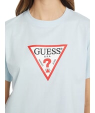 GUESS JEANS SS CN BOXY ICONIC  Cotton T-Shirt aerial blue - T-shirt - 3