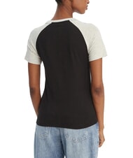 GUESS JEANS RAGLAN Cotton T-Shirt jetbla - T-shirt - 2