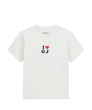 GUESS JEANS I LOVE GJ Cotton T-Shirt gj lt grey heather - T-shirt - 3