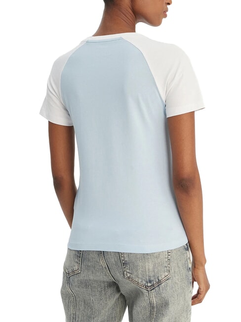 RAGLAN Cotton T-Shirt fog blue - T-shirt