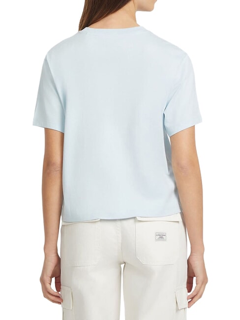 SS CN BOXY ICONIC  Cotton T-Shirt aerial blue - T-shirt