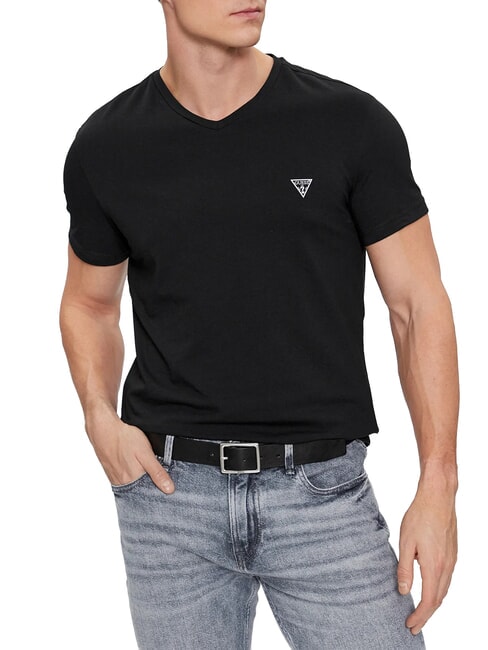 CALEB HERO Set of 2 T-Shirts jet black w/ frost g - T-shirt