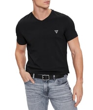 GUESS CALEB HERO Set of 2 T-Shirts jet black w/ frost g - T-shirt - 2