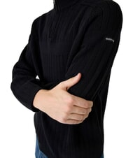 GUESS JEANS ZIP Cotton sweater jetbla - Men's Sweaters - 3