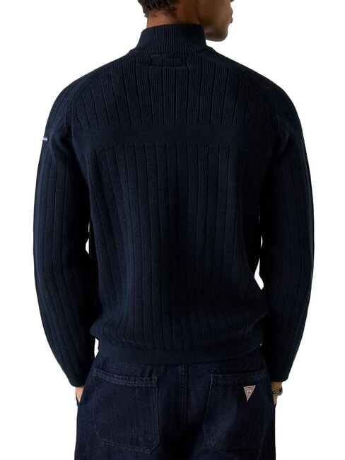 ZIP Cotton sweater daring ocean - Men's Sweaters