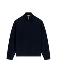 GUESS JEANS ZIP Cotton sweater daring ocean - Men's Sweaters - 4