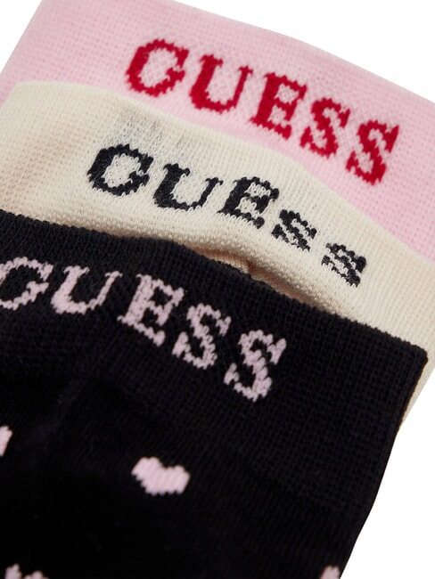 HEART 3-pack of socks coral black tulip he - Unisex Socks