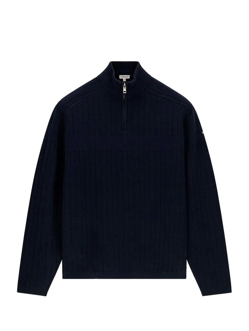 ZIP Cotton sweater daring ocean - Men's Sweaters