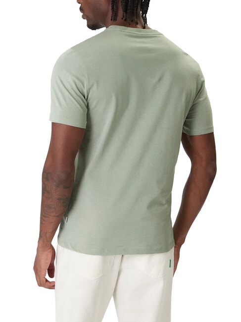 LOGO EMBRO Cotton T-Shirt green sage - T-shirt
