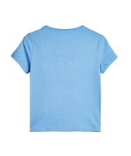 GUESS KID Girls' Cotton T-Shirt silk tie blue - Child T-shirt - 2