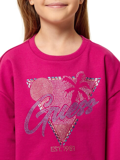 KID Cotton sweatshirt for girls fuchsia - Baby Sweatshirt